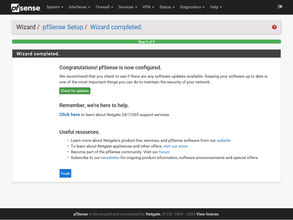 pfSense web configuration part 10