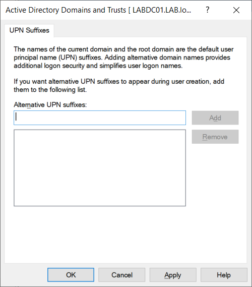 Active Directory Domains and Trust