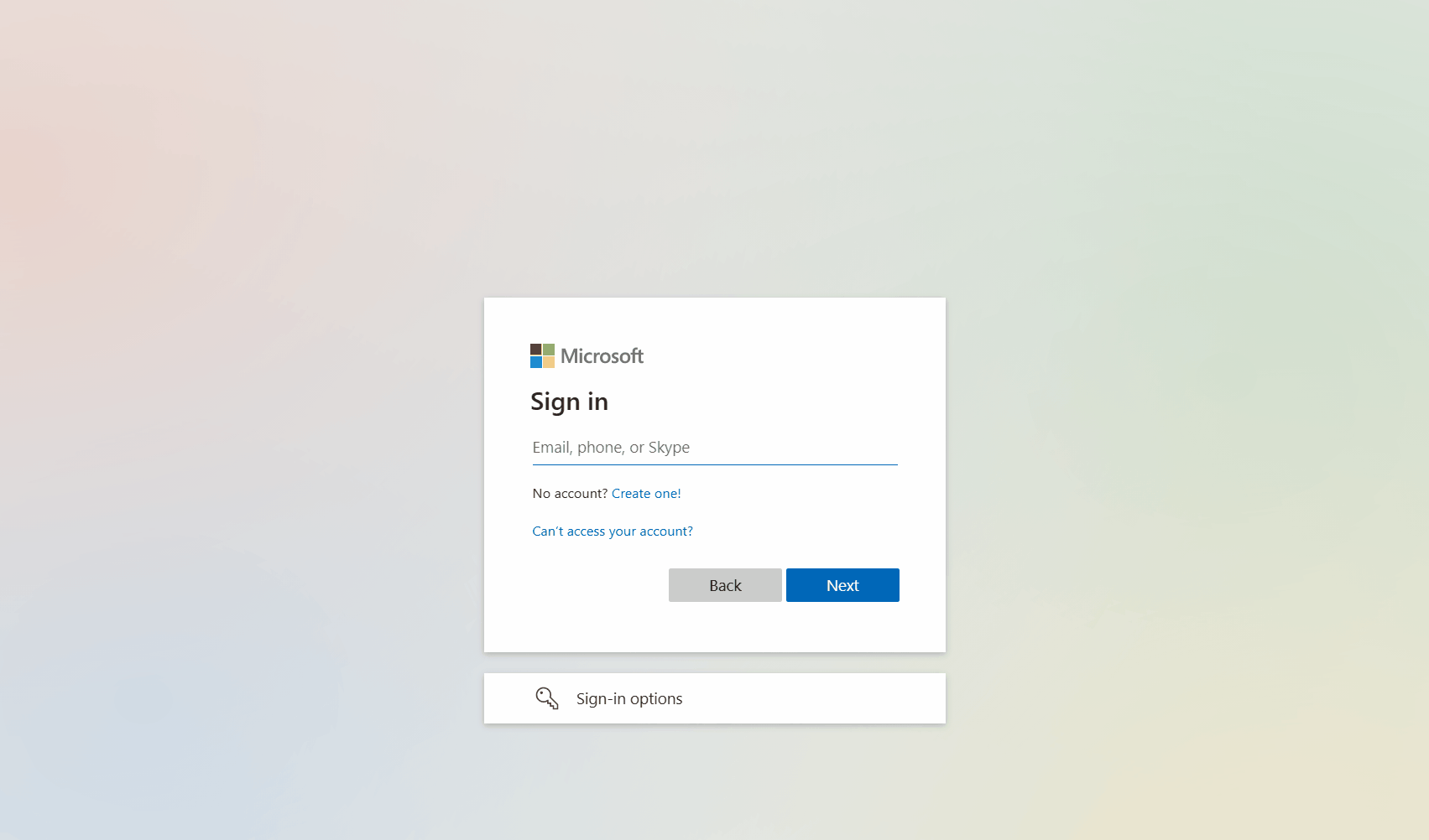 Sign in to Azure AD using a FIDO2 Security Key.